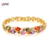 O1CN01kCWFAM1zDUlDrKVkZ_2217702996680-0-cib Wholesale Antique Copper Plated Gold Crystal Bracelet