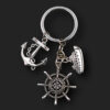 O1CN01kDwI2t1XwYEFmaPSa_2212961112988-0-cib Wholesale Ship Rudder Anchor Brave Keychain