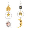 Wholesale Bohemian Star and Moon Earrings