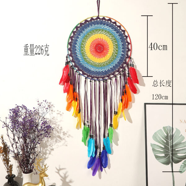 Wholesale Colorful Large Feather Dream Catcher