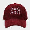 O1CN01kIjQLS2AbGxX7Silc_2496528221-0-cib Wholesale DOG MOM Embroidered Corduroy Baseball Caps