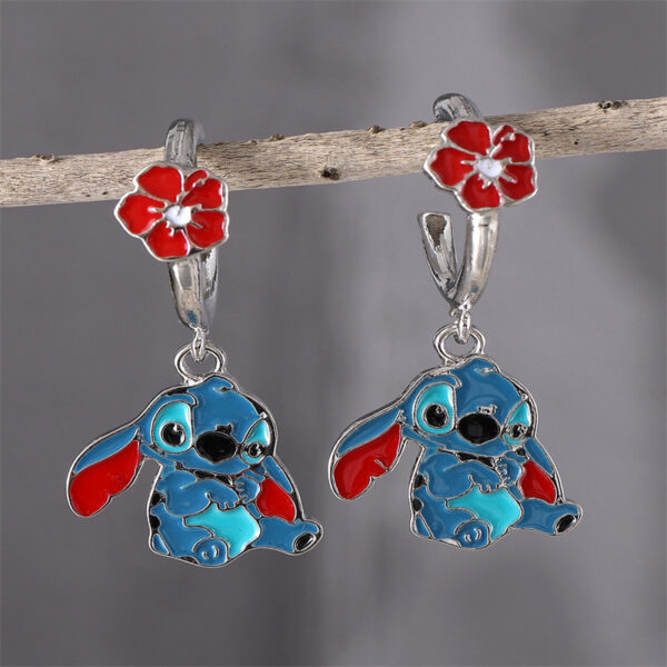 Wholesale Personality Cartoon Character Flower Earrings