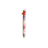 Wholesale Christmas Tree Cartoon 6-color Pushing Plastic Ballpoint Pen