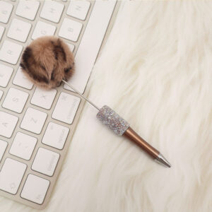 Bullet type 1.0MM black ink / brown black leopard print