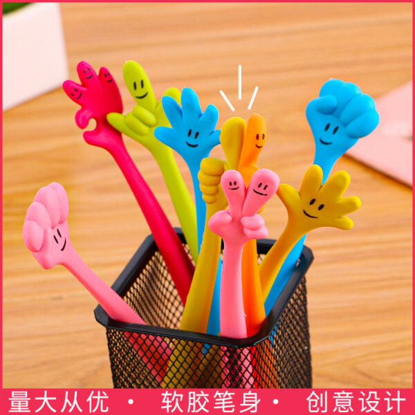 Wholesale Plastic Emoji Finger Ballpoint Pen