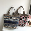 Wholesale Canvas Aztec Pattern Tote Bag