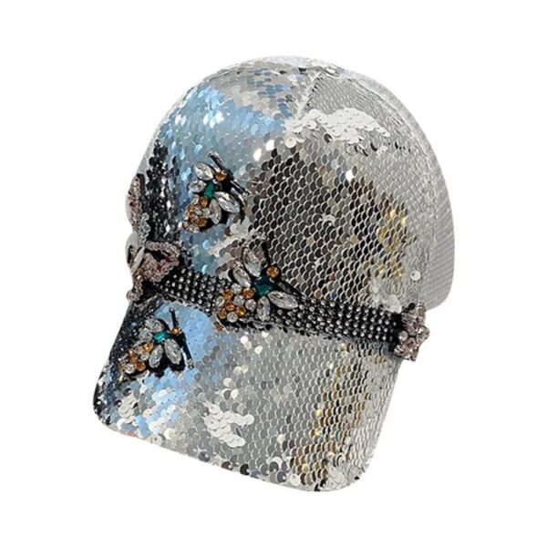 O1CN01kNEJtr1F5H7Nq4kDJ_3844060435-0-cib Wholesale Rhinestone Butterfly Sunscreen Sequin Mesh Baseball Caps