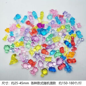 Mixed cartoon beads (about 160 pieces/catties)