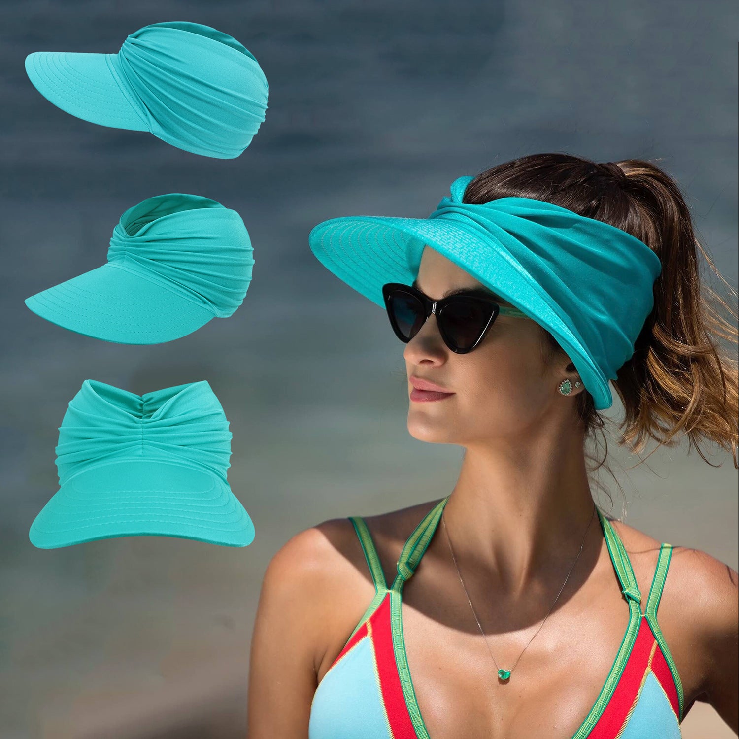 Wholesale Beach Empty Top Outdoor Srts Sun Protection Hat