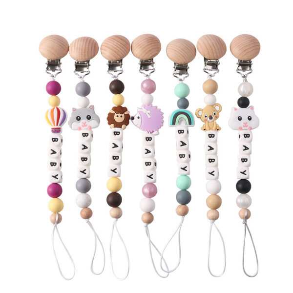 O1CN01kO9eK81y3aHFqpDzr_2206682286523-0-cib Wholesale Baby Pacifier Anti Drop Silicone Pacifier Chain with Cartoon Animals