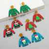 O1CN01kOX5Py27SccoB1VW3_3843297796-0-cib Wholesale Christmas Sweater Acrylic Earrings