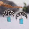 O1CN01kQc4QO1qyMWeC68yl_2206372095564-0-cib Wholesale National Style Vintage Green Chalcedony Alloy Earrings