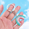 O1CN01kTxWCy2KzDiC1Pw69_2211051639627-0-cib Wholesale Acrylic Rainbow Keychain School Bag Accessories Pendant
