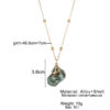 O1CN01kVEjH01rfPm6RoVEU_2210121435658-0-cib Wholesale Seashell Gold Plated Pendant Alloy Necklaces