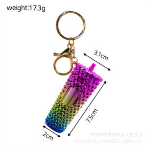 Electroplated colorful durian cup gold buckle / 2