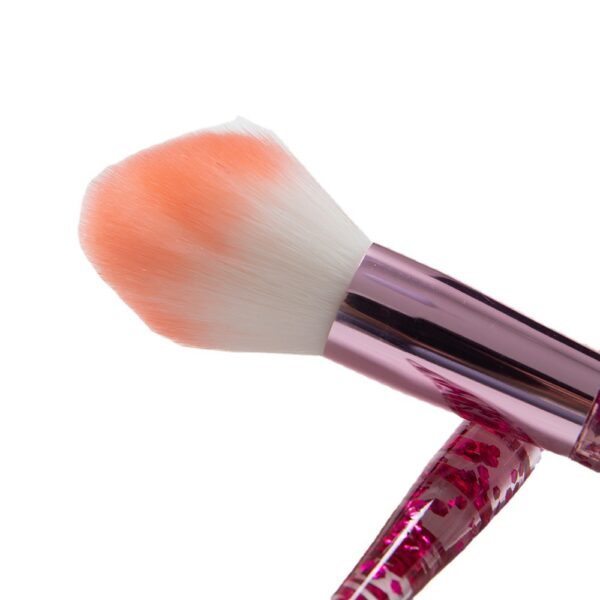 Wholesale Crystal Handle 10 Makeup Brush Set Unicorn Scallion Powder Acrylic Makeup Brush