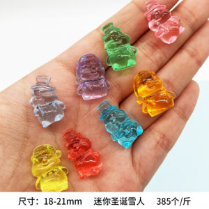 Mini christmas snowman candies (385 pieces/lb)