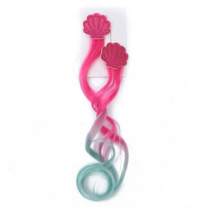 Shell curls (red gradient green pair)