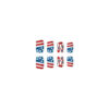 Wholesale Plastic Independence Day Wearable Nails