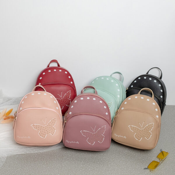O1CN01kXpUmi1xqInxQmsZE_3360526494-0-cib Wholesale Rivet Butterfly Decorative Shell PU Small Backpack
