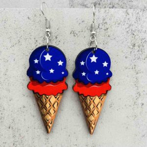 JE1321B / Wooden earrings