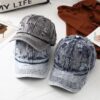 O1CN01kYhkw21y5PziL2Ee8_2215644316527-0-cib Wholesale Ripped Washed Denim Baseball Caps