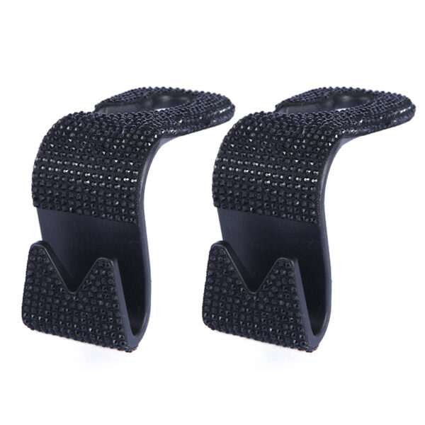 Wholesale Car Seat Backrest Rear Row Rhinestone Hooks