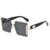 Wholesale PC Square Hollow-out Color Sunglasses for Men and Women