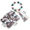 O1CN01kdOxkN1eDqyenKgem_2216524353838-0-cib Wholesale Western Style Silicone Bead Bracelet Card Holder Keychain