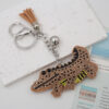 Wholesale Creative Cartoon Crocodile Hot Diamond Keychain