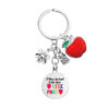 Wholesale Thanksgiving Teacher's Day Metal Keychains