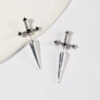 Wholesale New Gothic Sword Ladies Alloy Stud Earrings