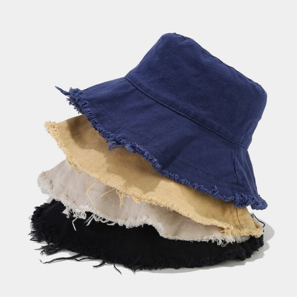 Wholesale Washed Cotton New Fringe Fisherman Hat