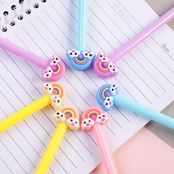 O1CN01kewmwP1TCVwIo63YQ_3485412346-0-cib Wholesale Plastic Rainbow Cloud Rabbit Gel Pen