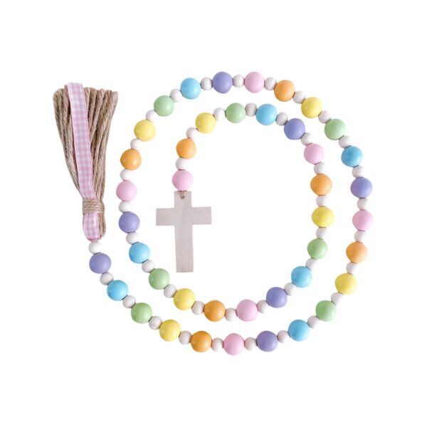 O1CN01kf9n3X1fNl4GMsGsk__2200614213995-0-cib Wholesale Easter Cross Wooden Beads String Decorations