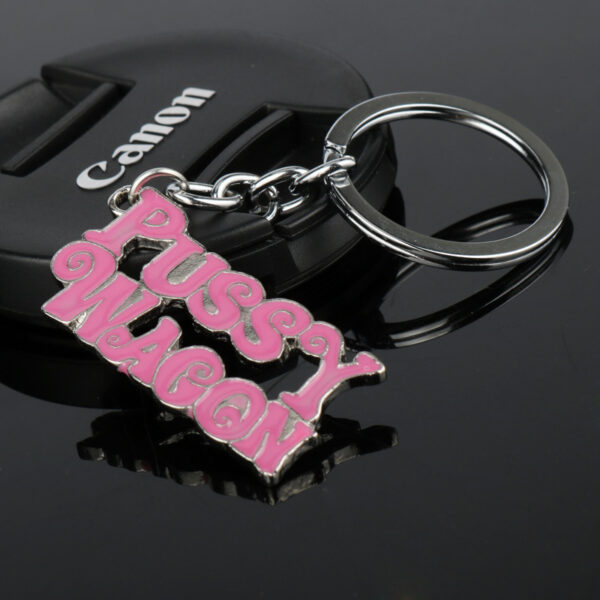 Wholesale Kill Bill Keychain Pussy Wagon Alloy Oil Dripping Keychain
