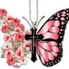Wholesale Butterfly Acrylic Keychain Accessories