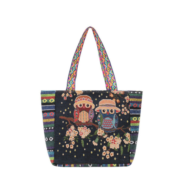 Wholesale Ethnic Style Embroidered Canvas Bag