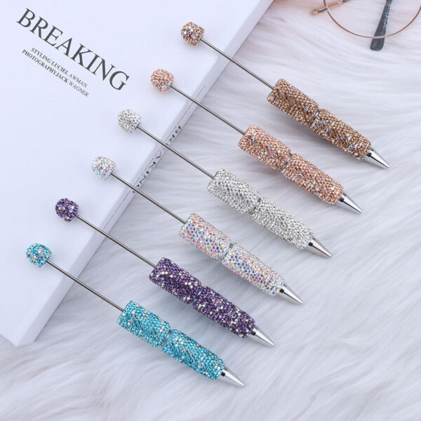 Wholesale DIY Heavy Industry Diamond Set Pure Handmade Full of Diamonds, Personality Luxury Ballpoint Pen