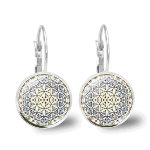 Wholesale Mandala Alloy Earrings