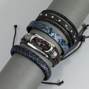 O1CN01kjTaWD23CLz5HrcFh__954827219-0-cib-1 Wholesale Multilayer Leather Bracelet