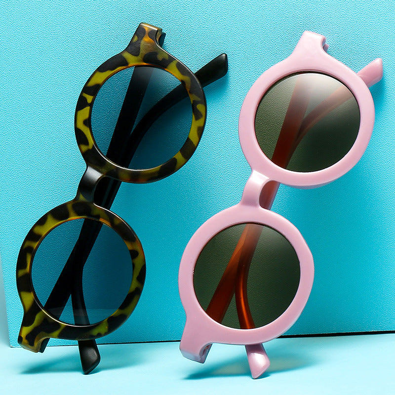Wholesale Round Frame Chilen's PC Sunglasses