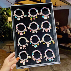 O1CN01kjxIPI1j0B2LPt6Jr__2200698074485-0-cib Wholesale Cartoon Gradient Pearl Beaded Bracelet