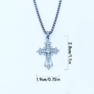 silver "with 50cm box chain]