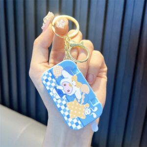 Blue-sanrio flip game console