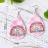 O1CN01kqBTB51ZzPxu4y4KY_2214986983265-0-cib Wholesale Jewelry Easter Bunny Plaid PU Leather Earrings