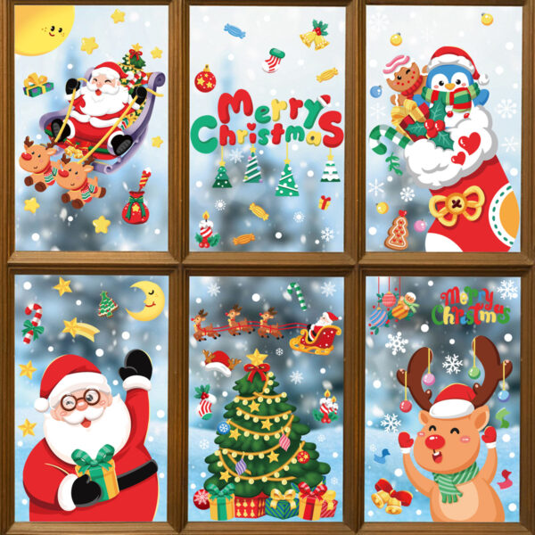 O1CN01ksdajB26BqT106YNI_2986907624-0-cib Wholesale Christmas Decorative Snowflake Stickers Static Stickers Merry Christmas Window Stickers