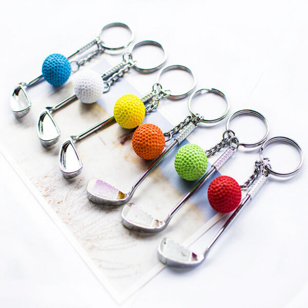 Wholesale Golf Alloy Keychain