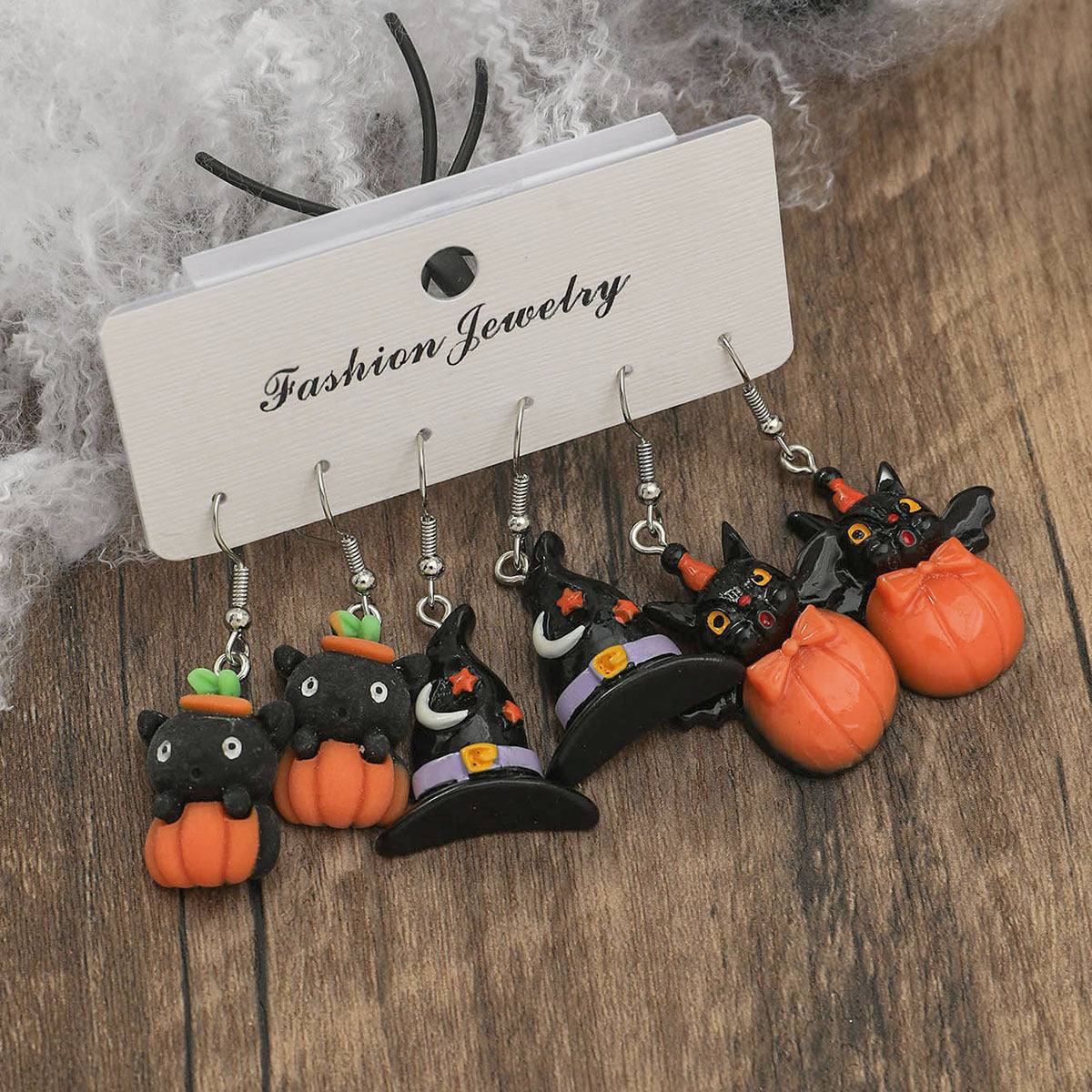 Wholesale Pumpkin Ghost Acrylic Earrings