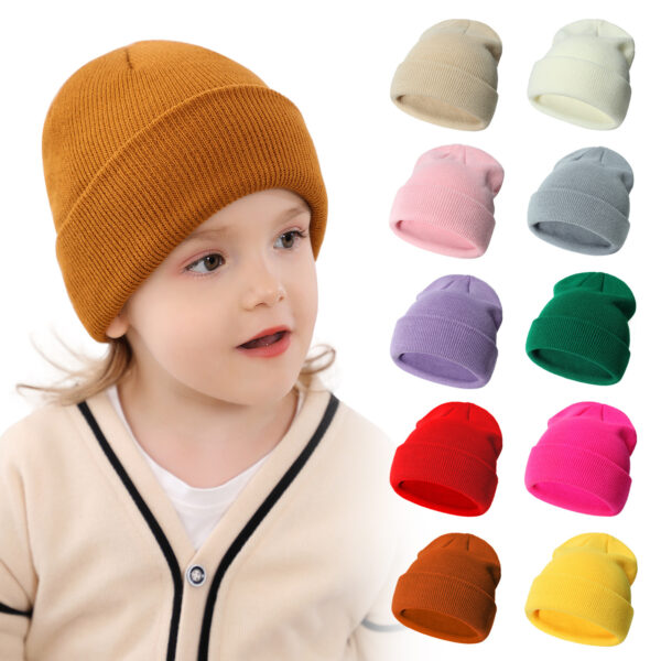 Wholesale Autumn and Winter Children's Wool Knitted Hats